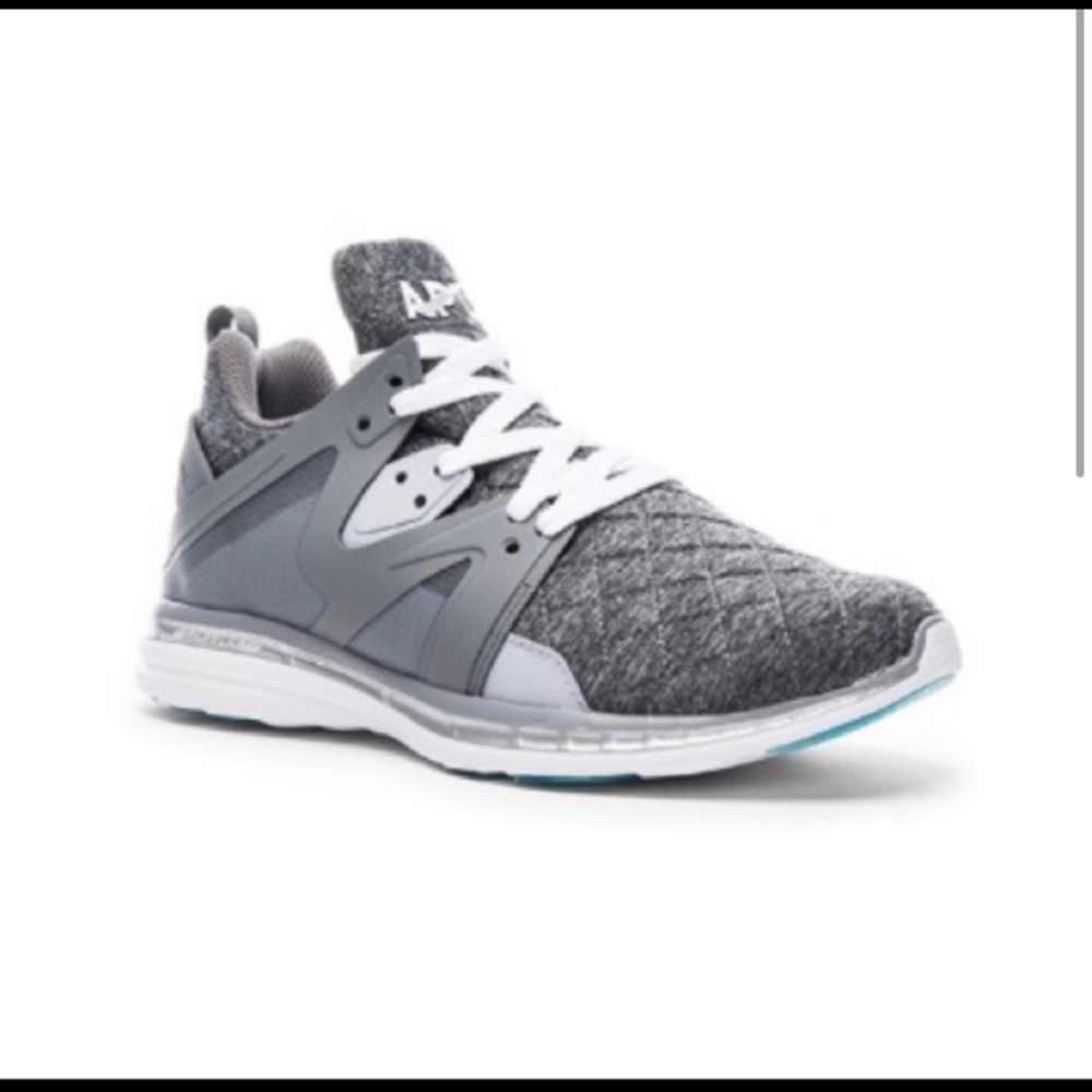 APL Grey Quilted Ascend Sneaker